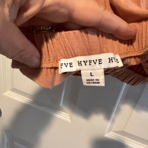 HYFVE Orange Wide Leg Pants